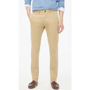 NEW J. Crew Men’s Size 33X32 Khaki Slim-fit flex chino pant‎ NWT